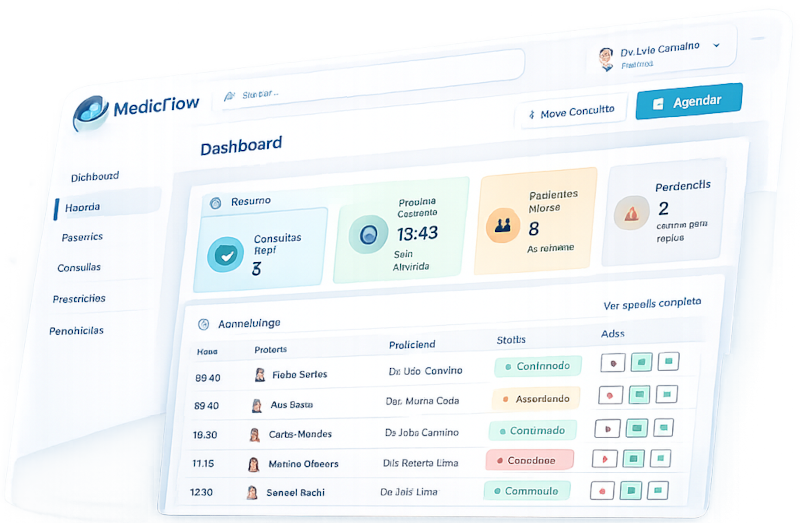 Interface do MedicFlow